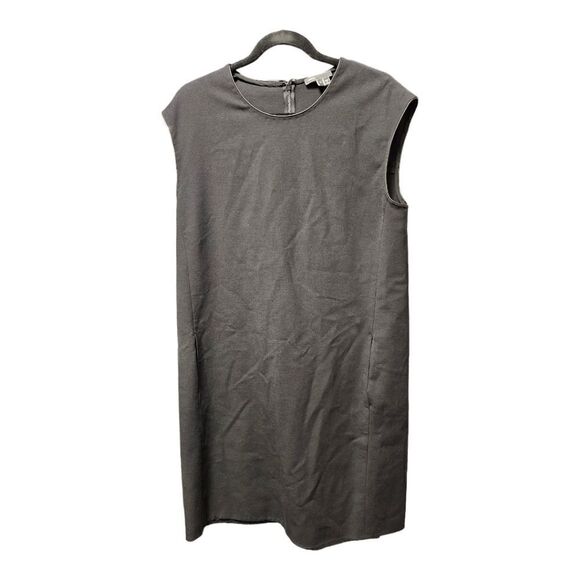 VINCE Black Midi Sheath Sleeveless Dress - Size Large - Picture 1 of 7
